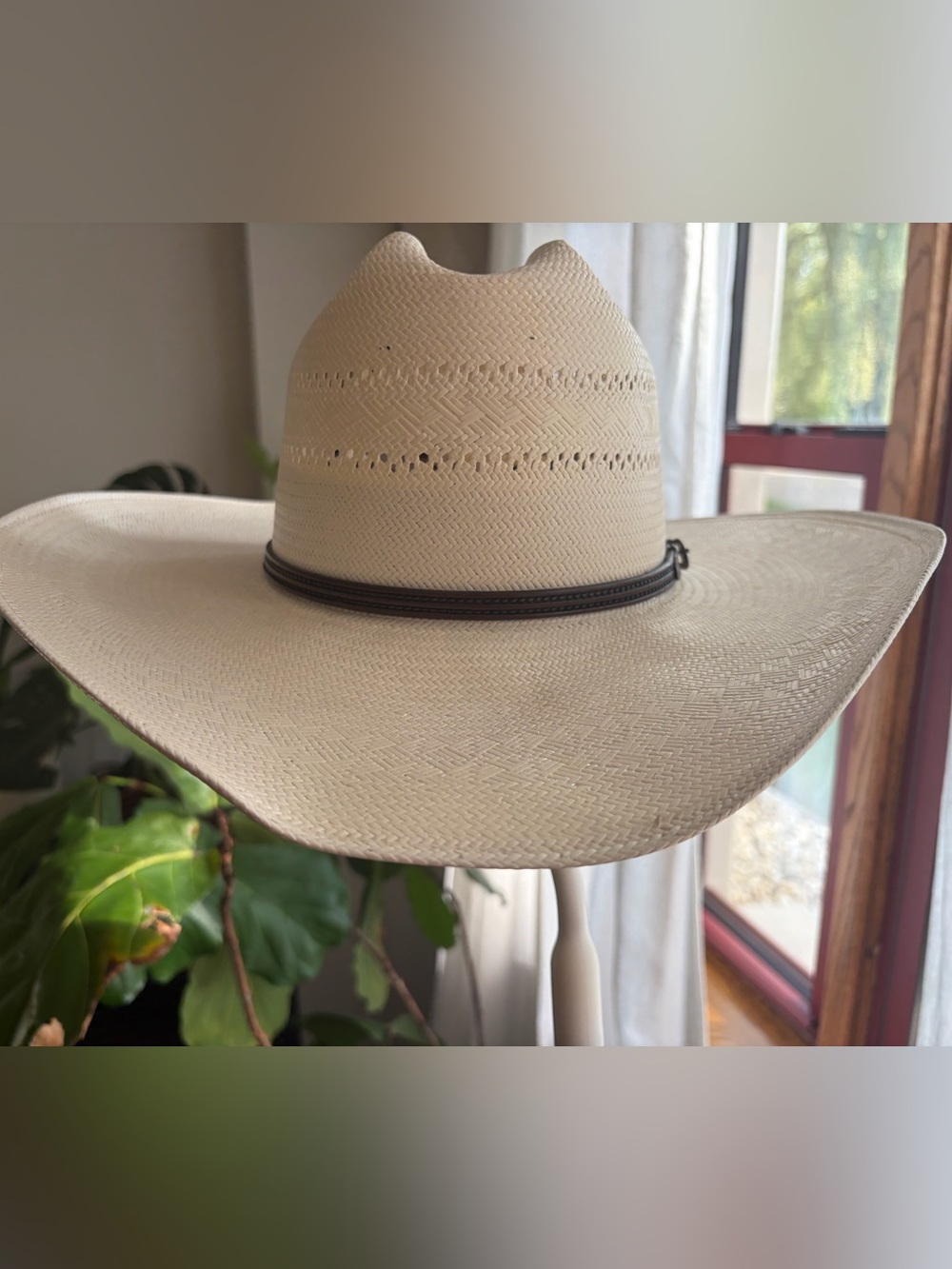 Resistol George Strait Signature 7 1/8 10X Shantung Panama straw Cowboy Hat